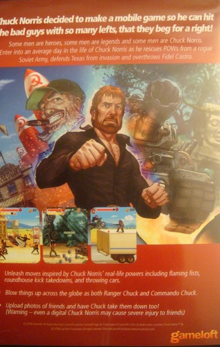 Illustration for article titled Chuck Norris Brings the Pain... To Cell Phones
